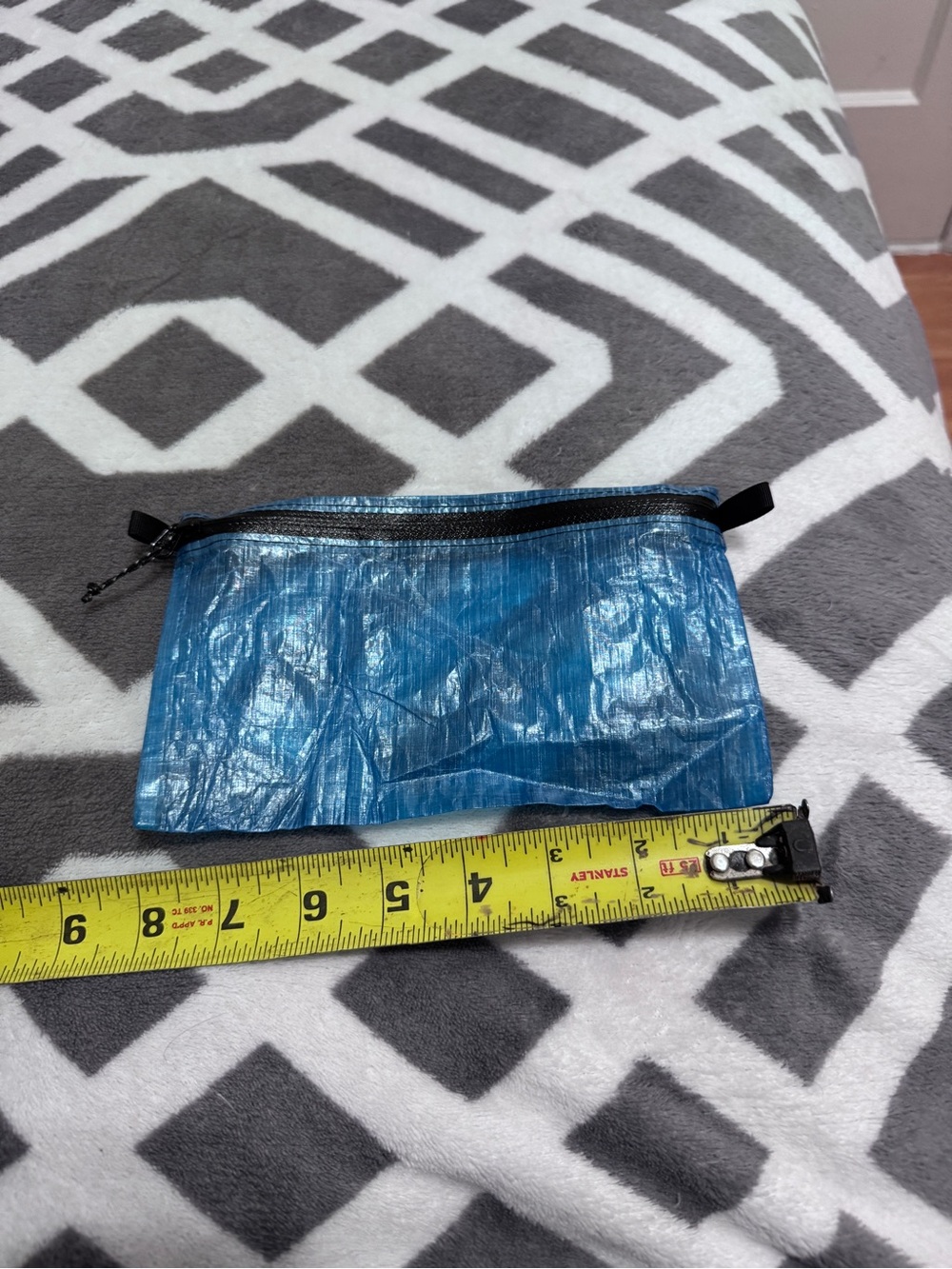 Blue Zip Pouch